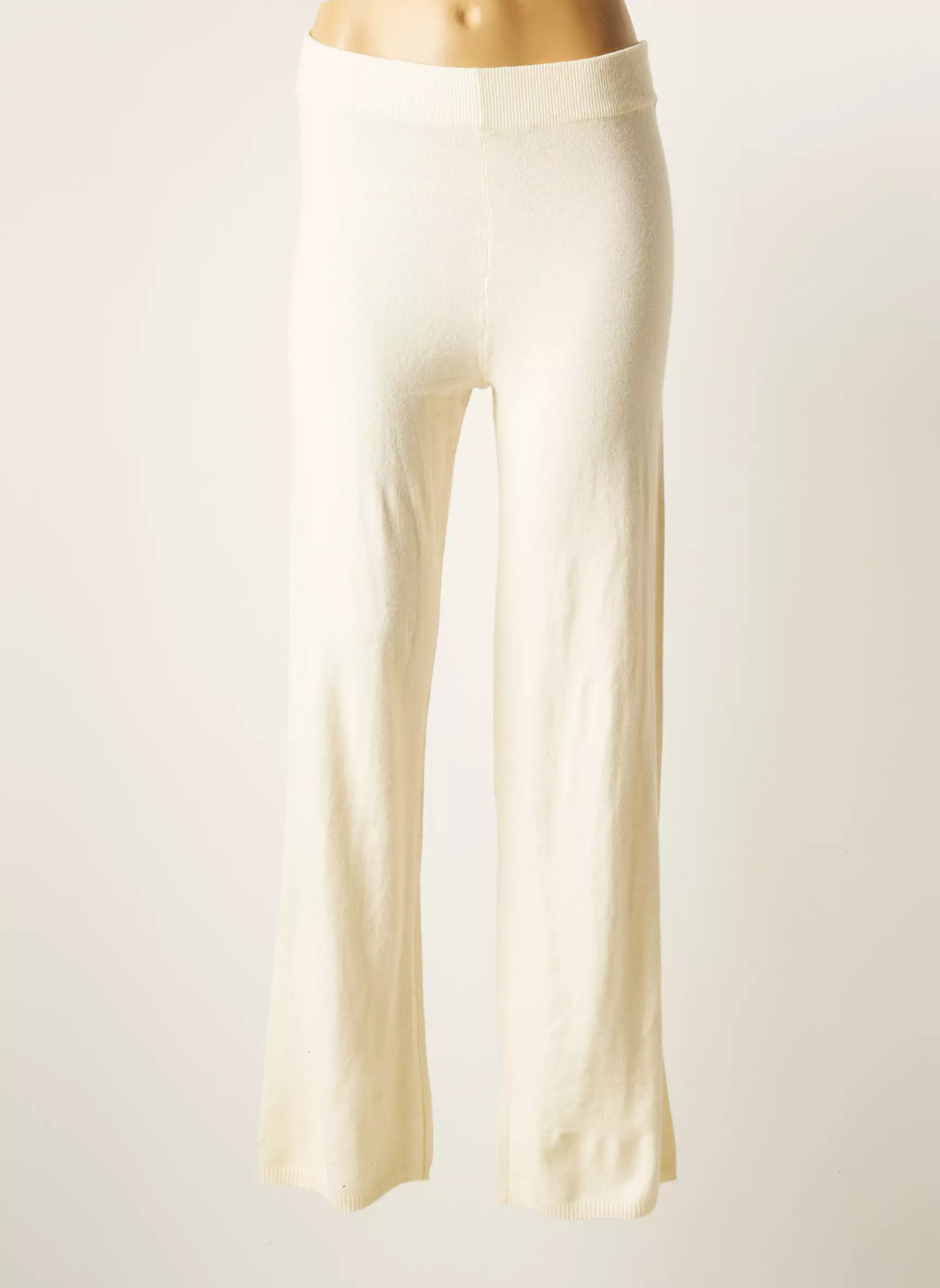 Only Pantalons Larges Femme couleur beige