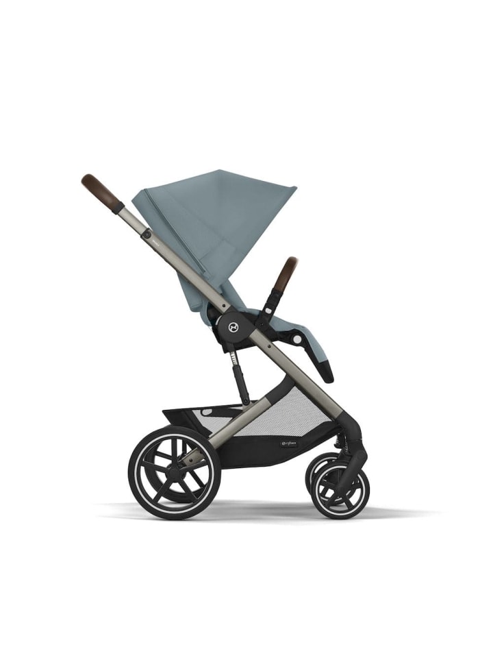 Cybex Cybex Balios S Lux Kinderwagen - Farbe: Stormy Blue / Gestell Taupe günstig kaufen onesize