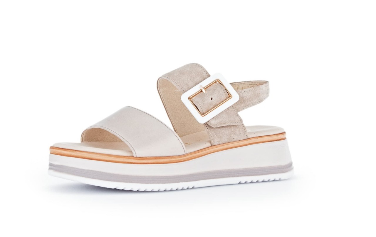 GABOR Plateau Sandalen beige Gabor Comfort Plateau Sandale 22.744.33