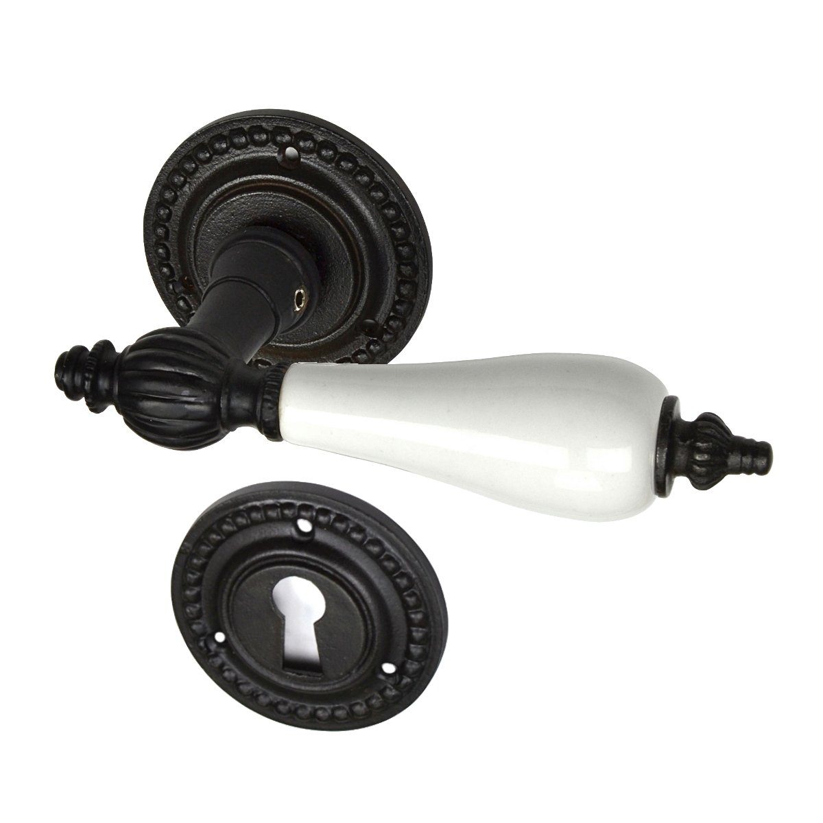 Ventano Türgriff Türbeschlagsgarnitur Türgriff Modell LC04, Drücker außen, Set, Eisen