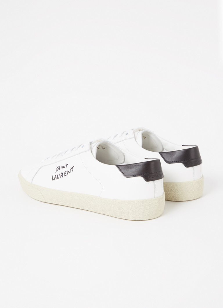 Sneakers Saint Laurent Signa in pelle con logo ricamato