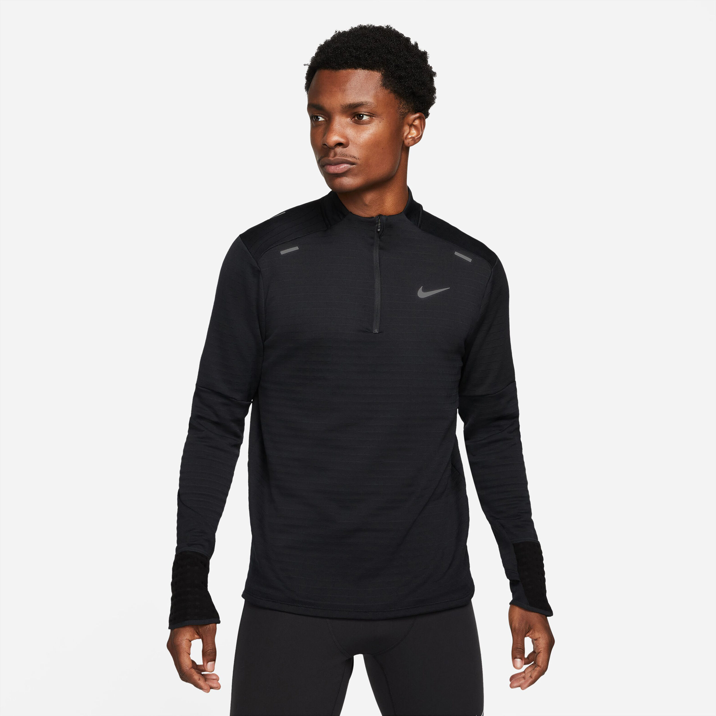 Therma-Fit Repel Element Half-Zip Longsleeve Herren - Schwarz
