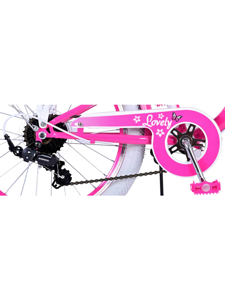 Volare Kinderfahrrad Lovely Fahrrad für Mädchen 20 Zoll Kinderrad in Rosa 6 Jahre günstig kaufen onesize
