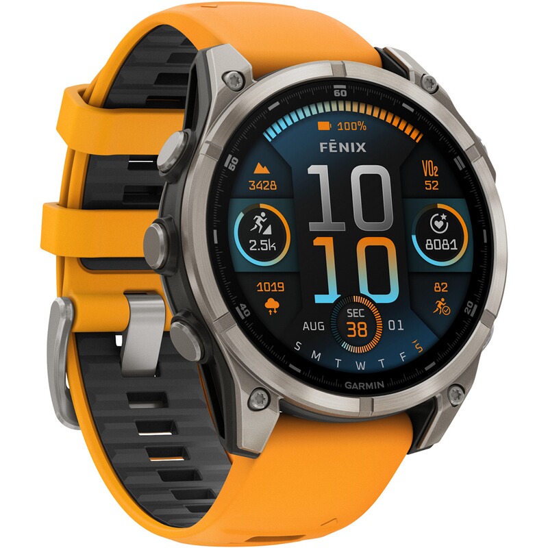 GARMIN Armbanduhr Fenix 8 Sapphire &ndash; AMOLED 47 mm