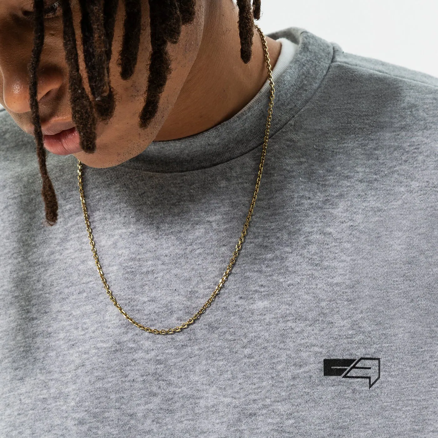 CONFRONT SWEATSHIRT CONFRONT CREW MINI LOGO Grau