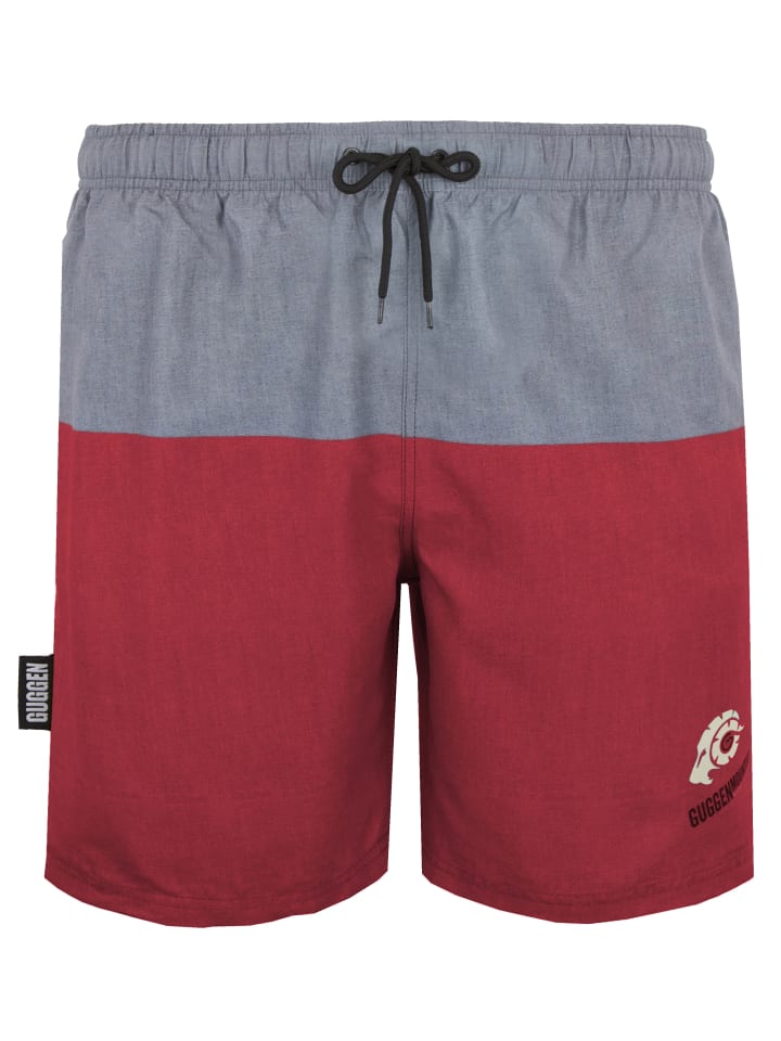 GUGGEN MOUNTAIN Badehose Widder in Rot günstig kaufen