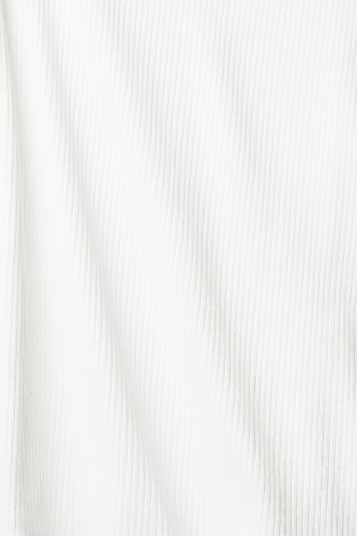 Geripptes Longsleeve, Stretch-Cotton