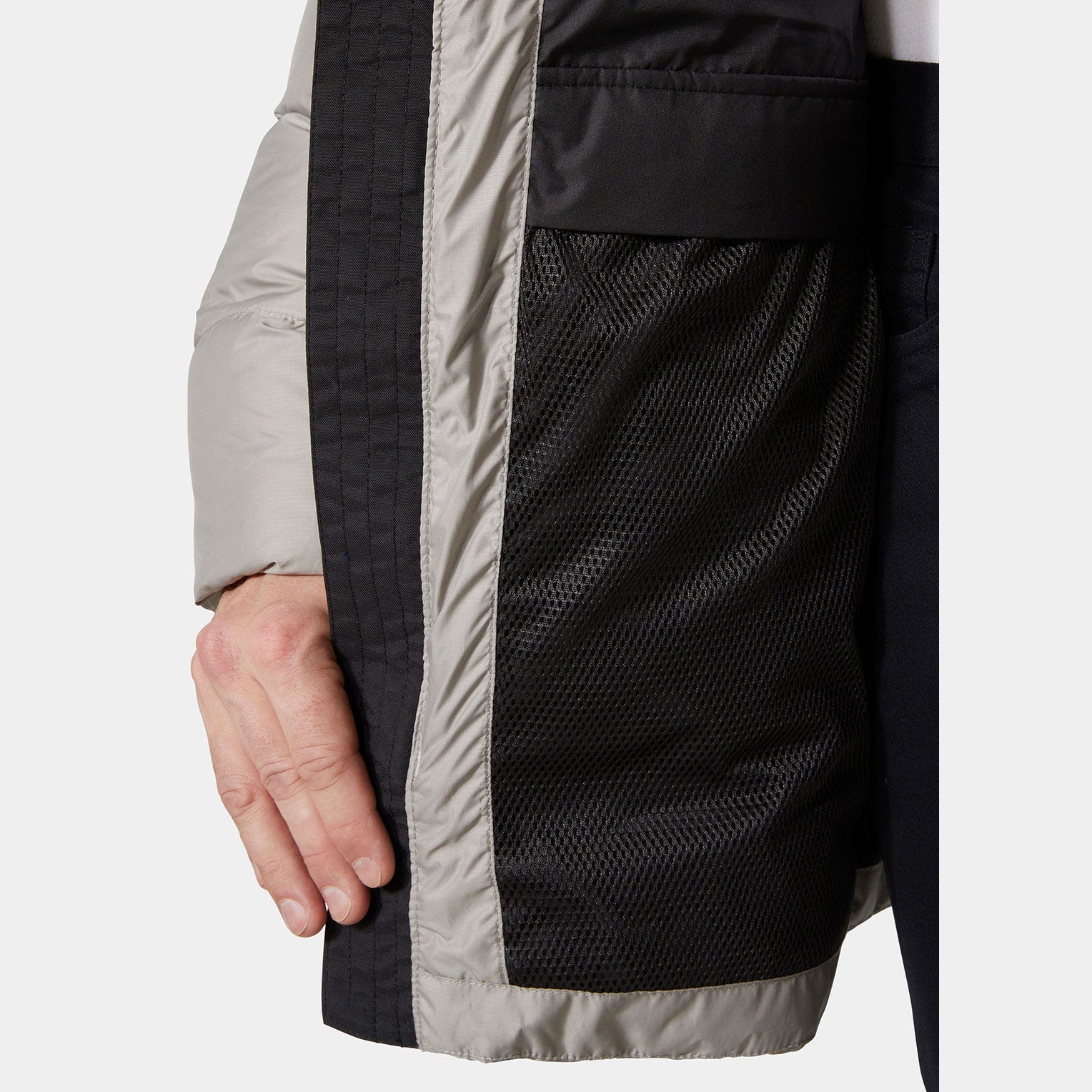 Men's Active Puffy Long Jacket