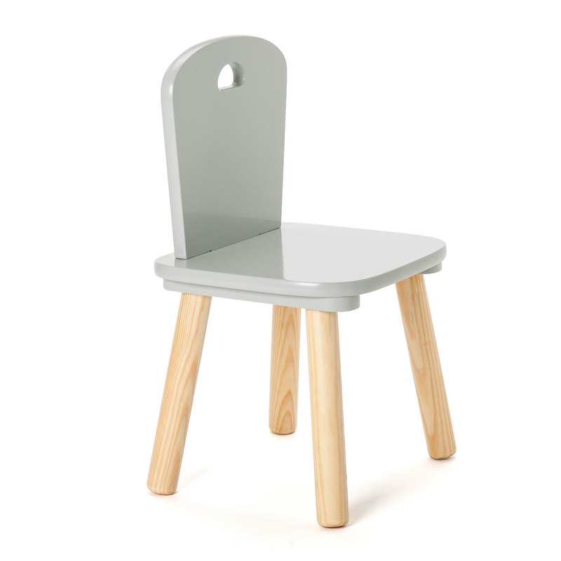 Chaise maternelle naturelle grise Oxybul