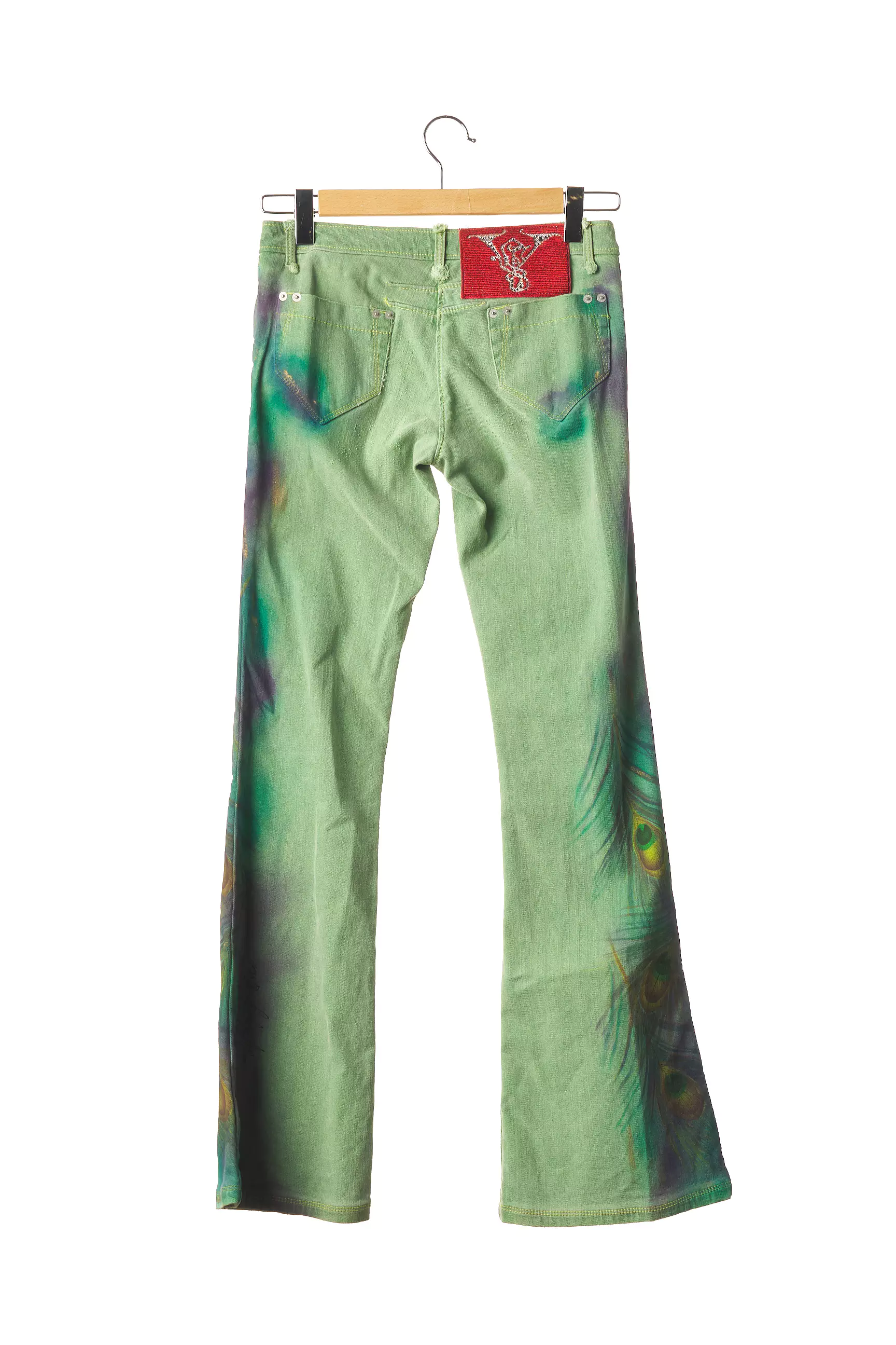Voyage Pantalons Flare Femme couleur vert