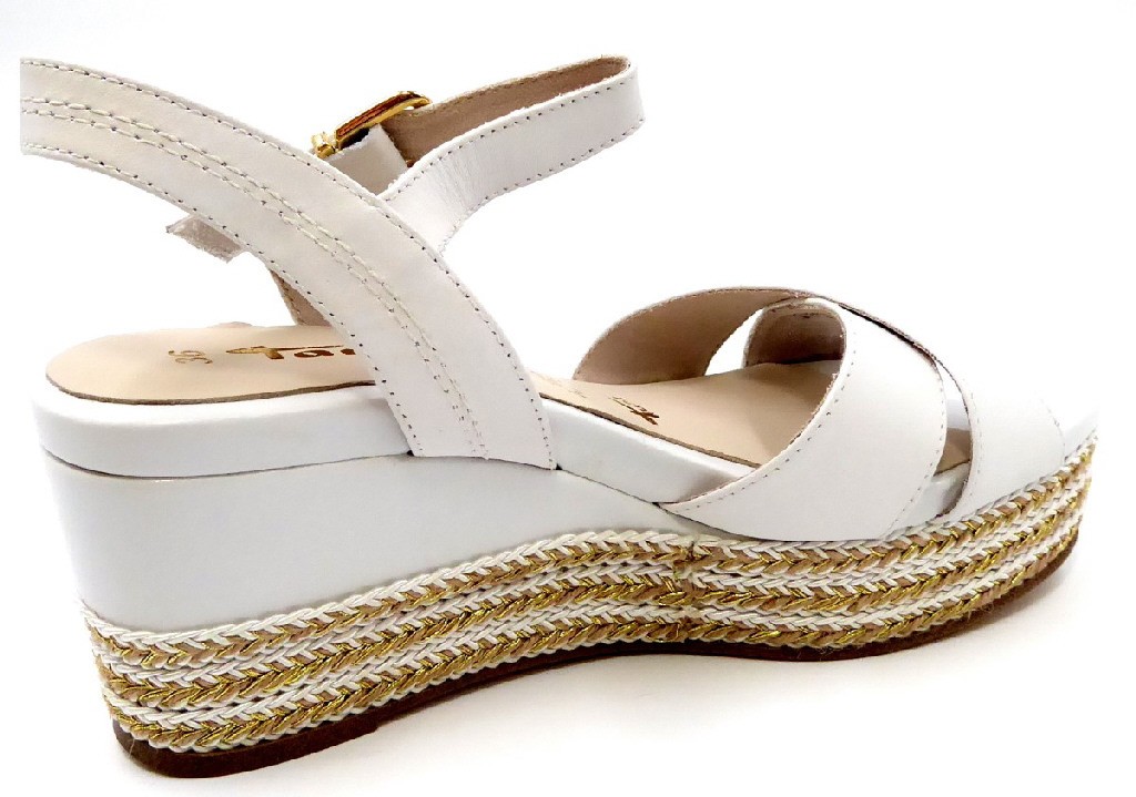 TAMARIS Klassische Sandalen weiss