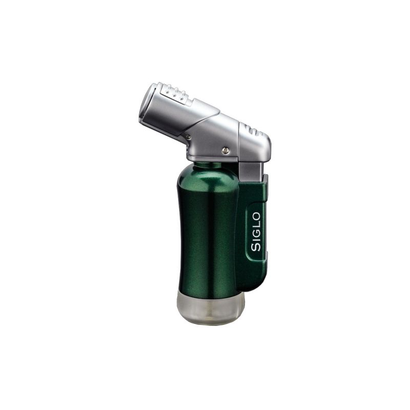 Siglo Mini Torch Lighter Glossy Jaguargrün, Zigarettenanzünder