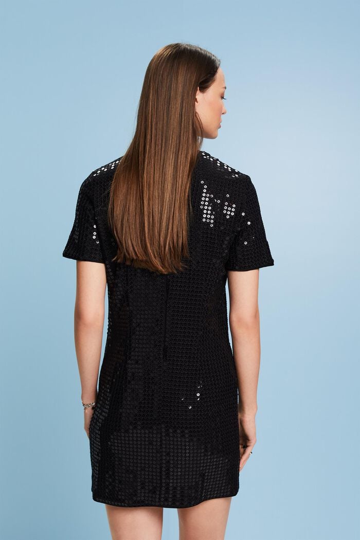 Minikleid mit Pailletten