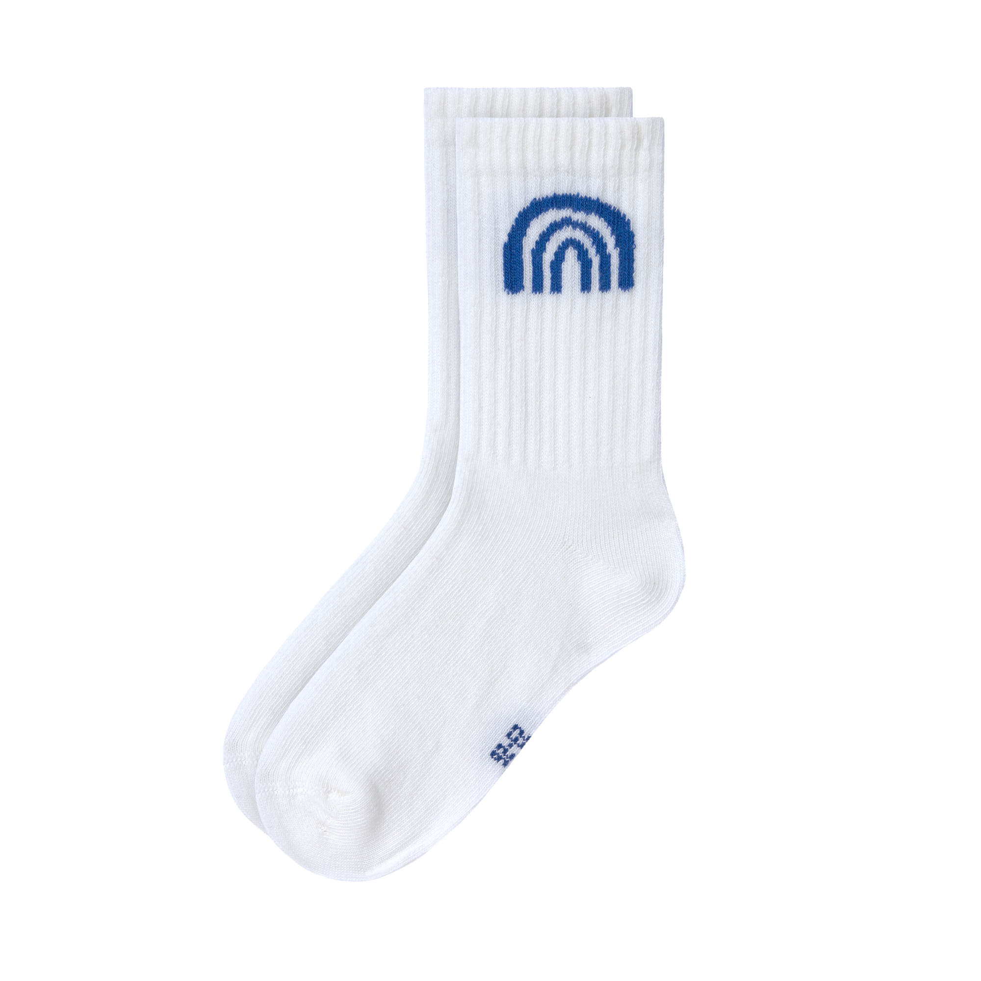 Tennissocken Kinder 3er-Set - Little Gang, Run Weiß