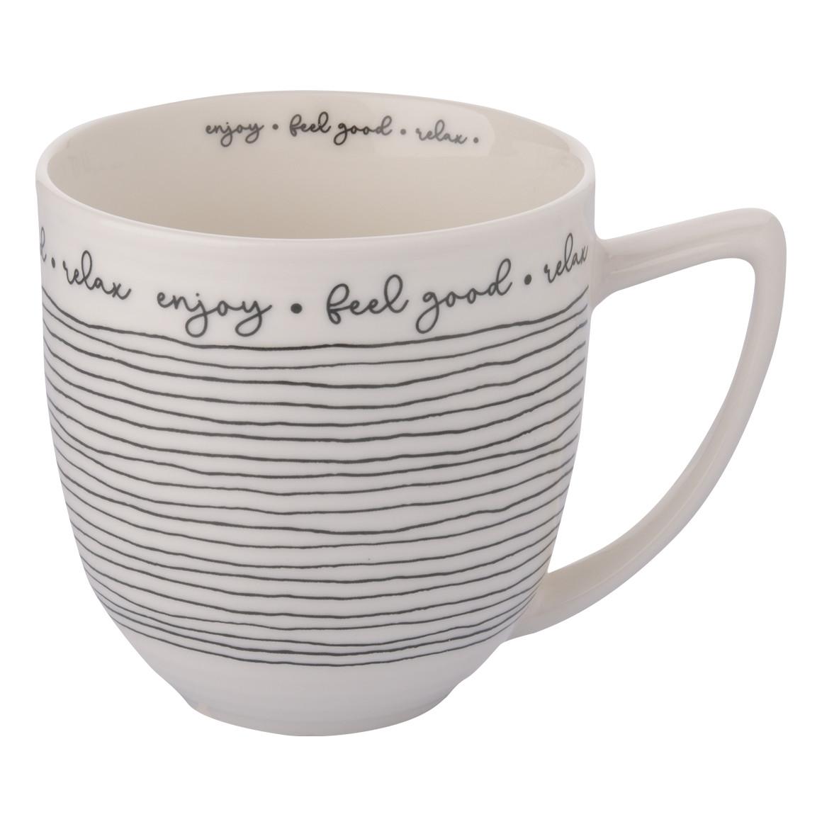 Tasse mit Schriftzug