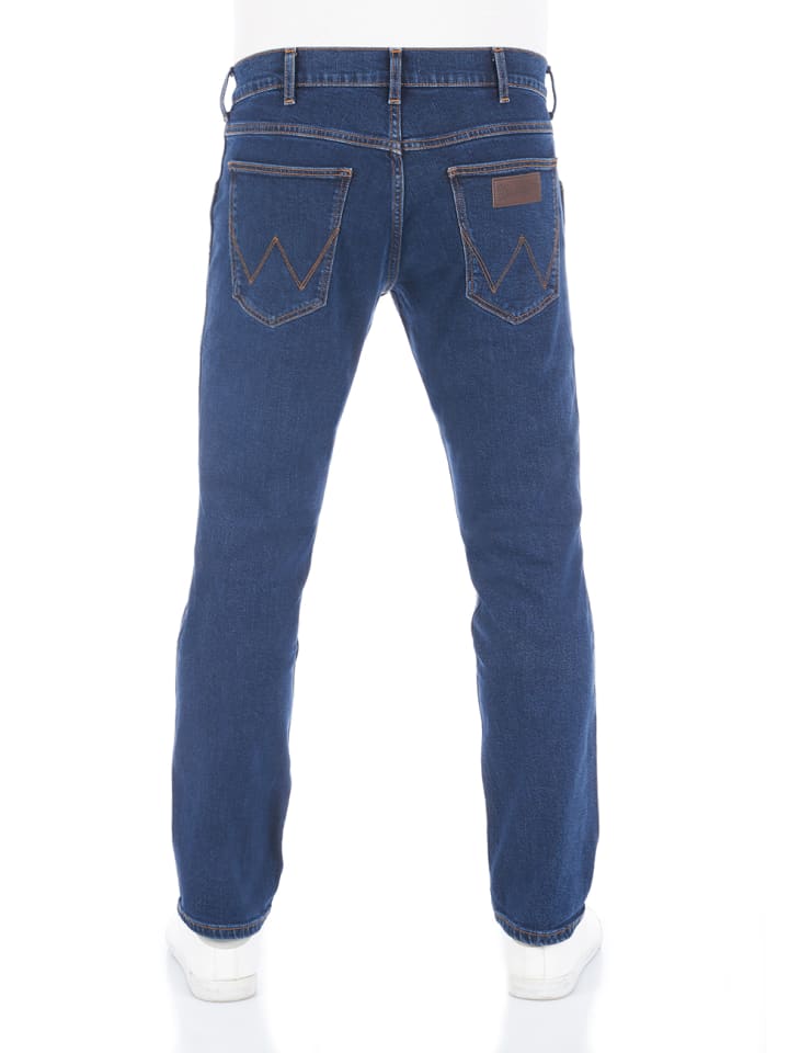 Wrangler Jeans Greensboro regular/straight in Blau günstig kaufen
