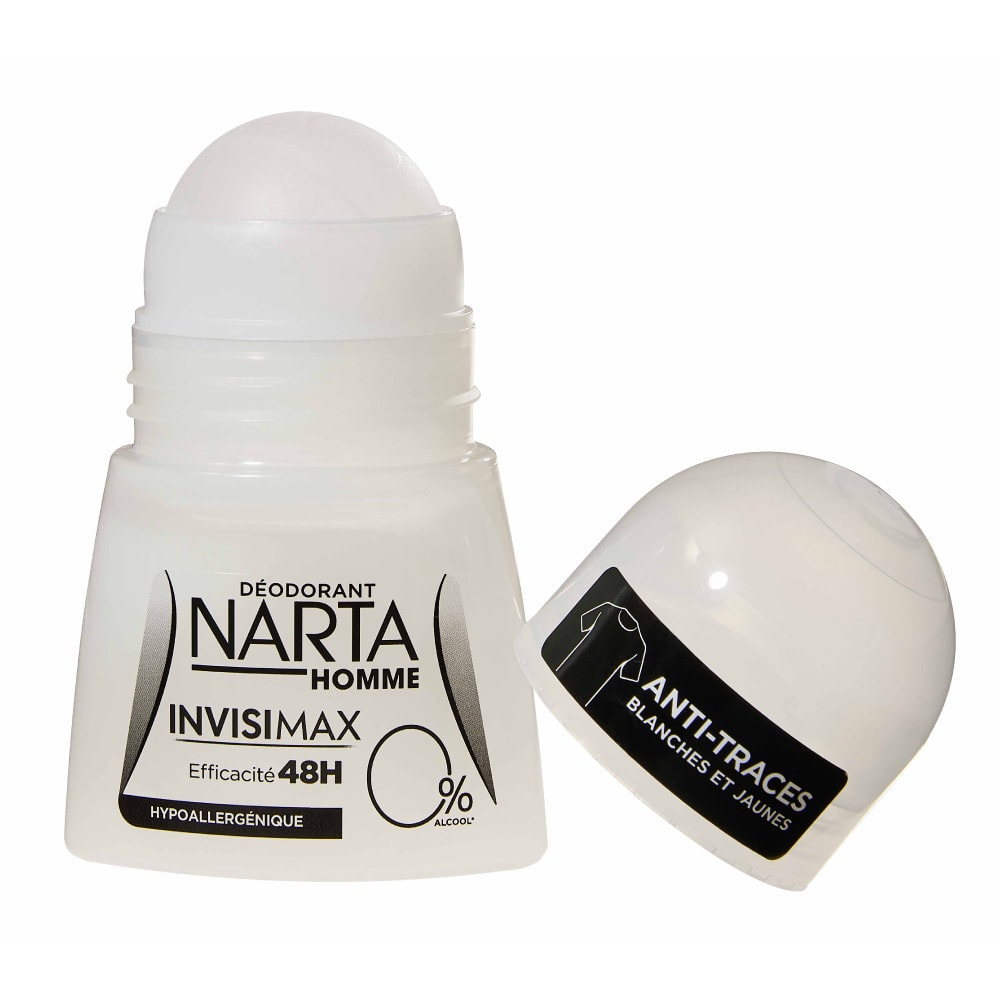 NARTA Narta Homme Invisimax Déodorant Bille Anti-traces Efficacité 48h