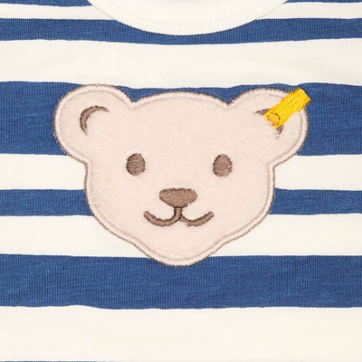 T-Shirt kurzarm, mittelblau für Jungs