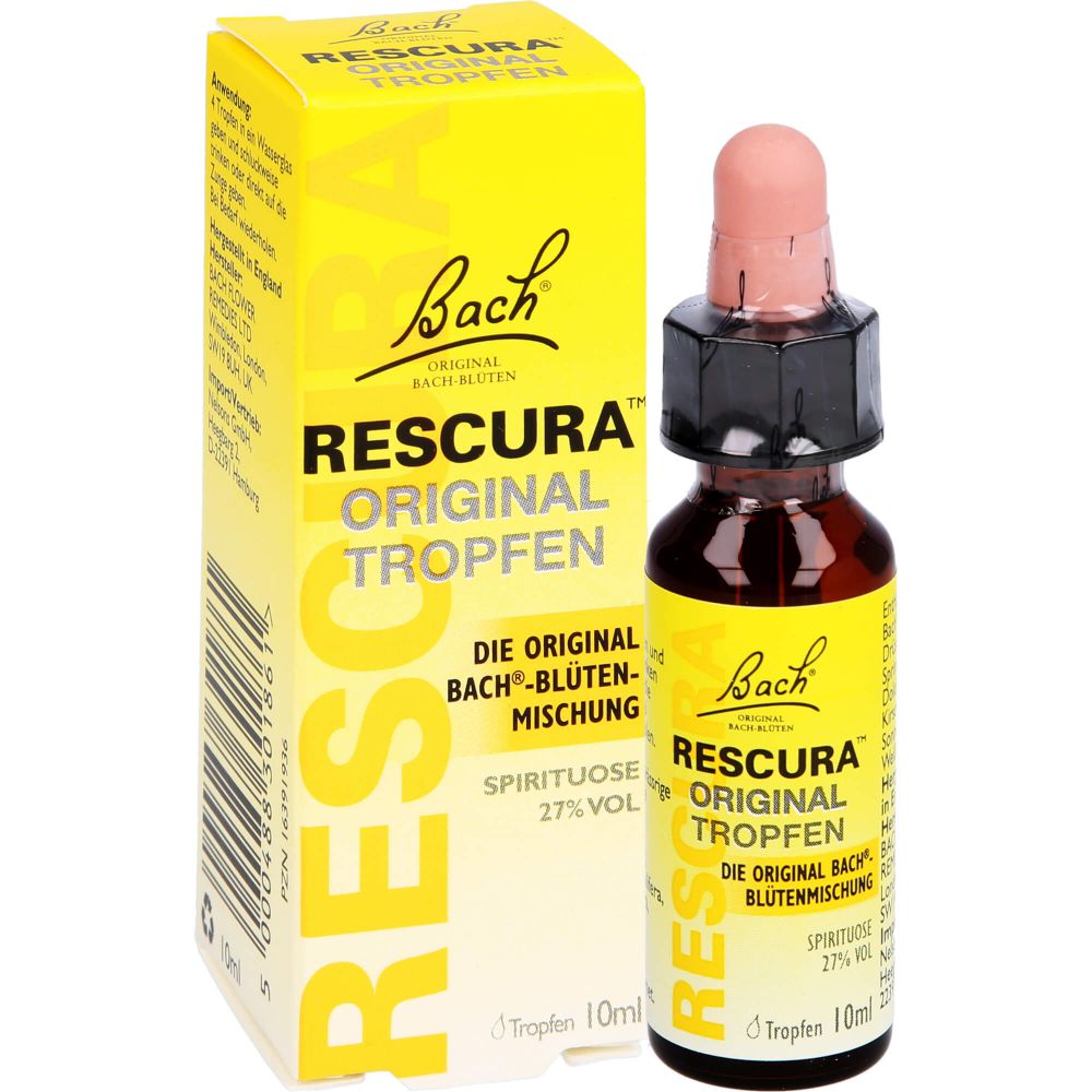 BACHBLÜTEN Original Rescura Tropfen m.Alkohol