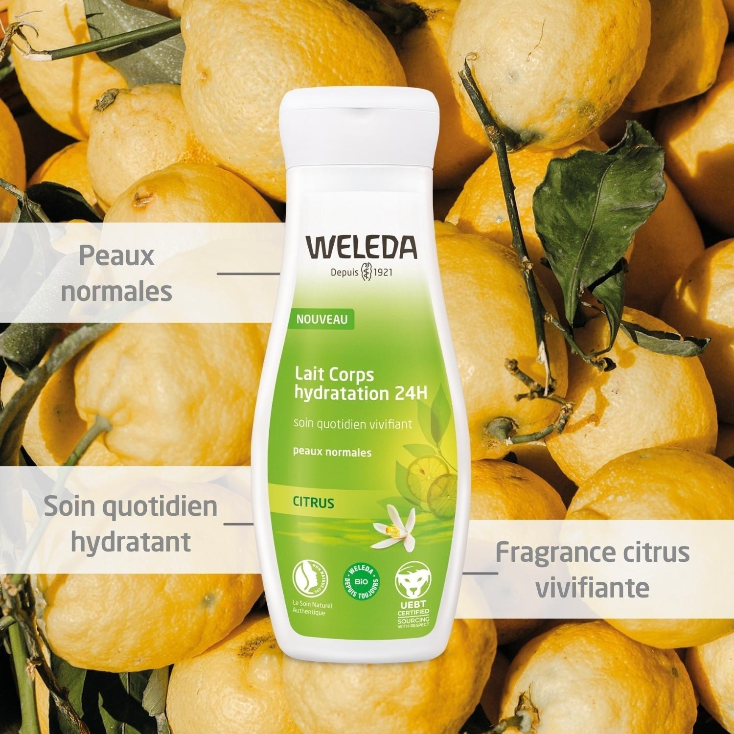 Weleda Citrus 24H hidratantni losion za tijelo - 200 ml