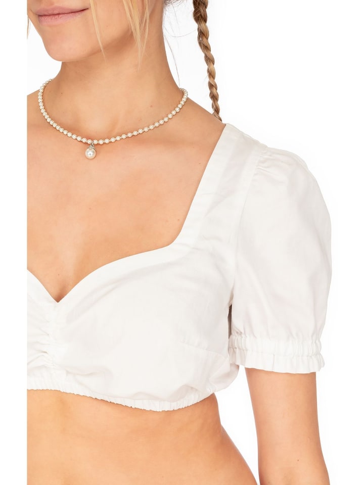 MarJo Dirndlbluse MÖDINGEN in offwhite günstig kaufen
