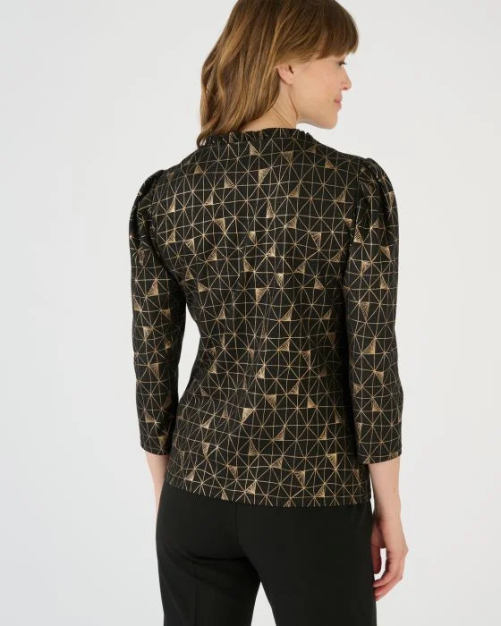 T-shirt en maille fantaisie