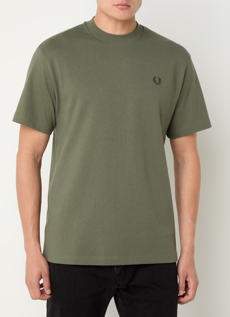 T-shirt Fred Perry con logo ricamato