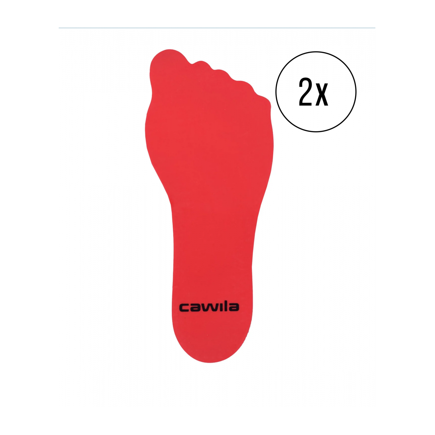 Cawila Marker-System Fuss 21cm 4er Set Rot