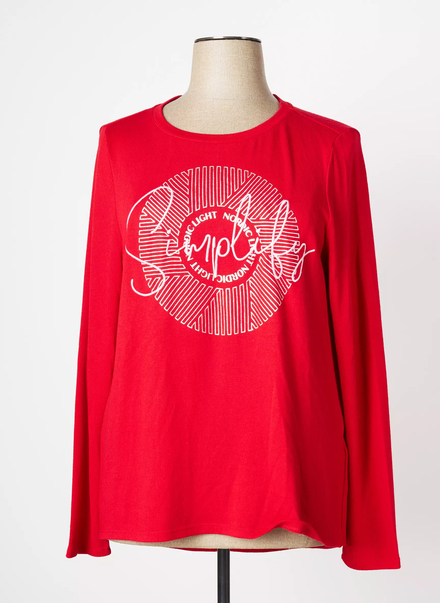 Street One Pulls Femme couleur rouge