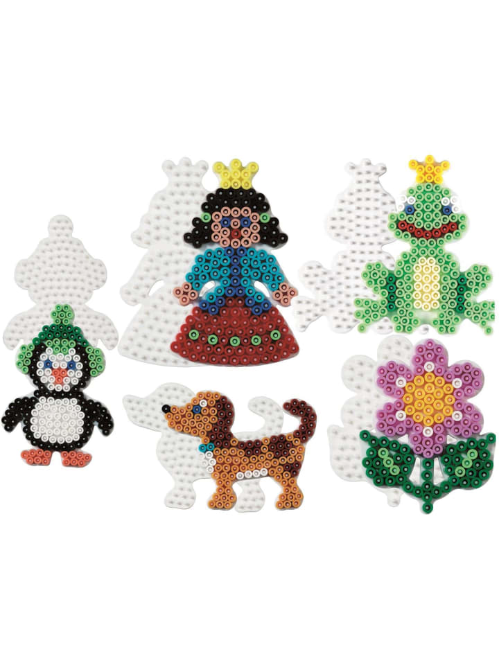 Hama 5tlg. Set: Stiftplatten-Set Figuren für Midi-Bügelperlen in weiß günstig kaufen onesize