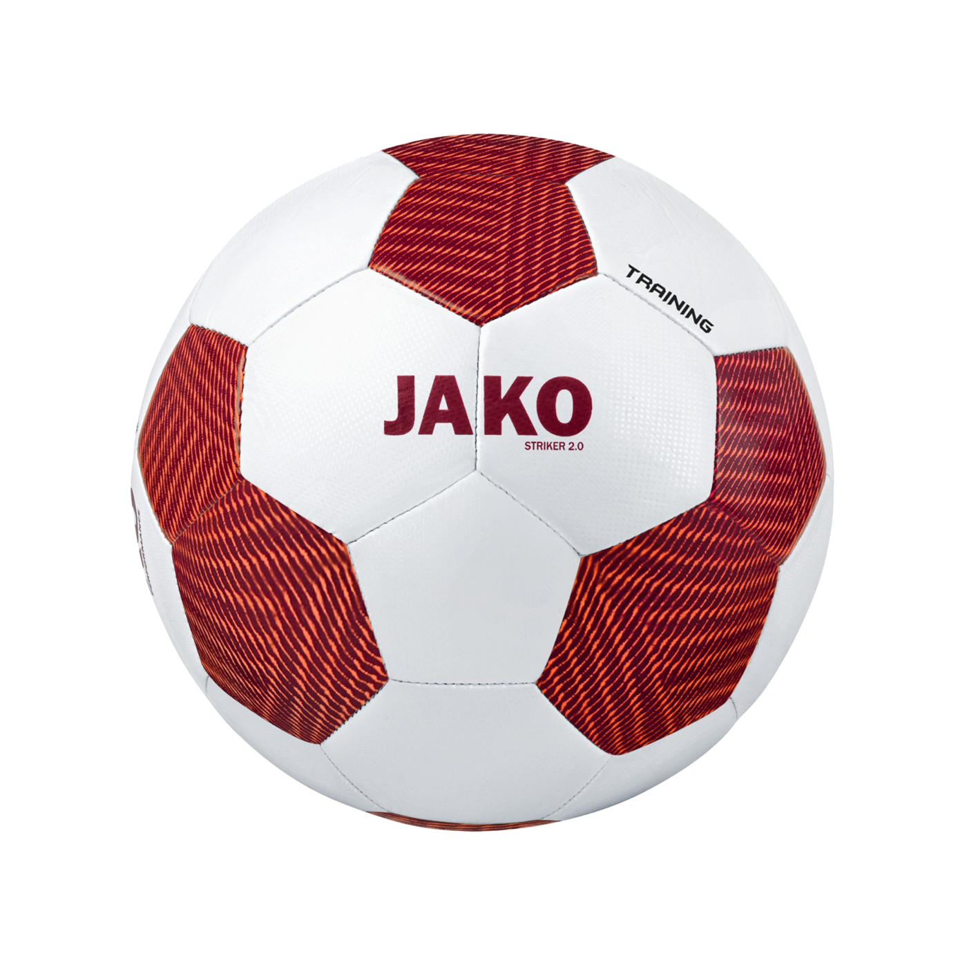 JAKO Striker 2.0 Trainingsball Weiss Rot F702