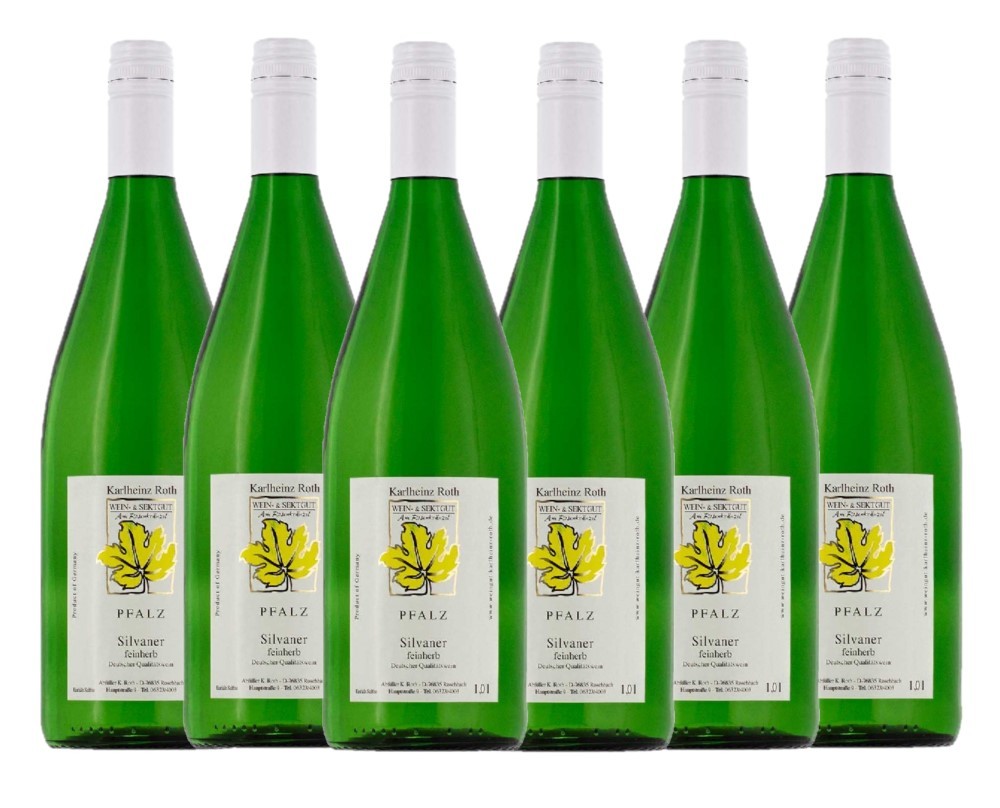 Wein- & Sektgut Karlheinz Roth Weingut Karlheinz Roth Silvaner QbA feinherb 2023 - 6er Karton