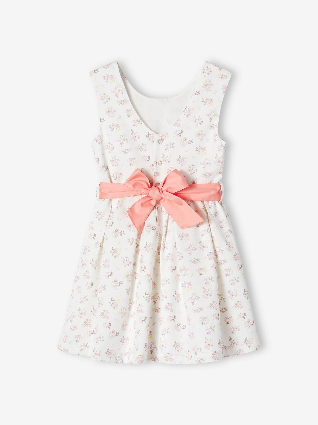 Vertbaudet Mädchen Festkleid - wollweiß