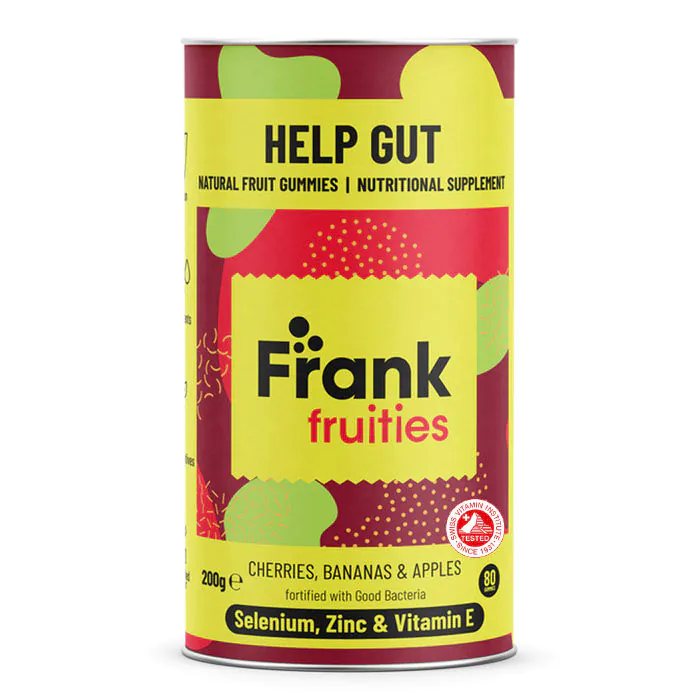 „Frank Fruities“ padeda žarnynui gauti probiotikų galią, vaisių skonį, drebučius