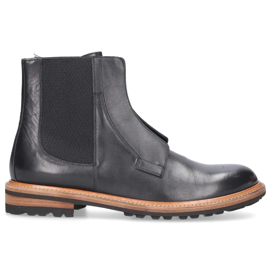 Dolce & Gabbana - Chelsea Boots Kalbsleder - schwarz