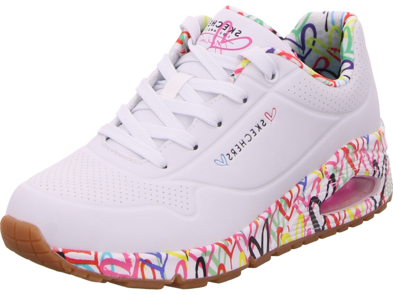SKECHERS Freizeit Schnürer weiss