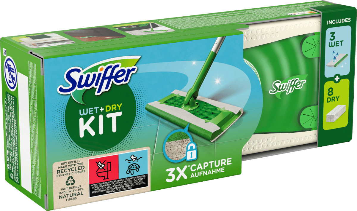 Bodenwischset Wet & Dry Kit, 1 St