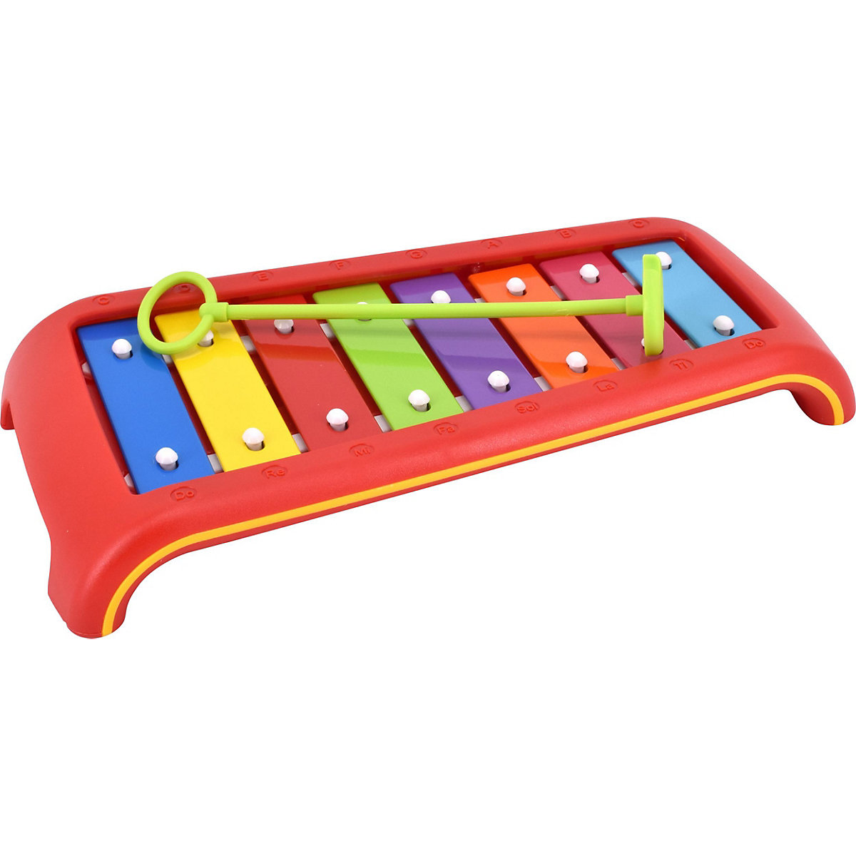 Musik für Kleine: Kinder-Glockenspiel (8 Klangplatten C bis C, diatonisch)