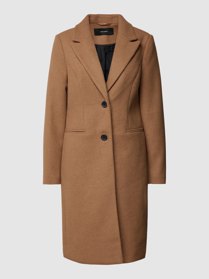 Mantel mit Reverskragen Modell 'BLAZA' in camel