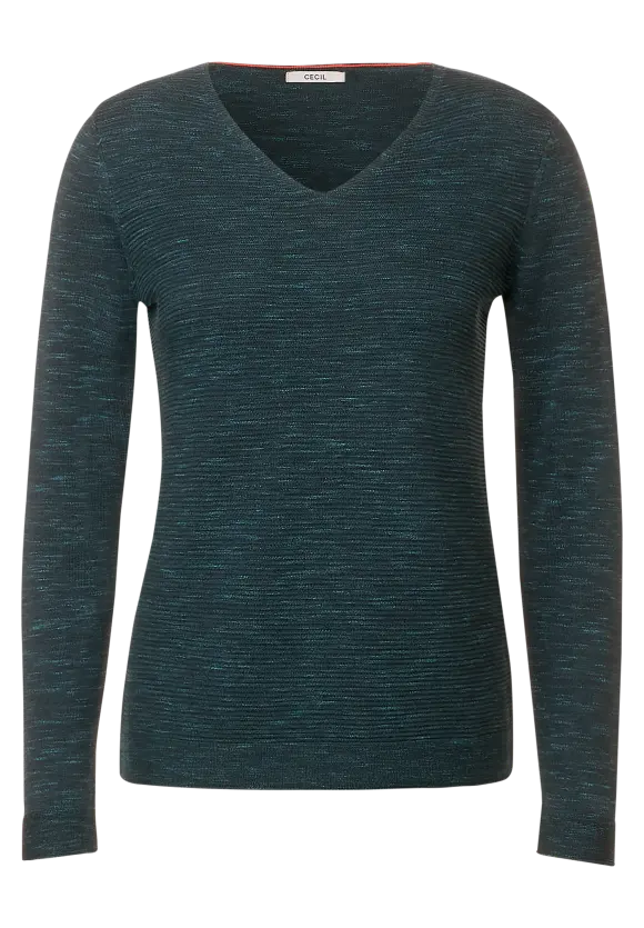 CECIL Struktur Streifen Pullover