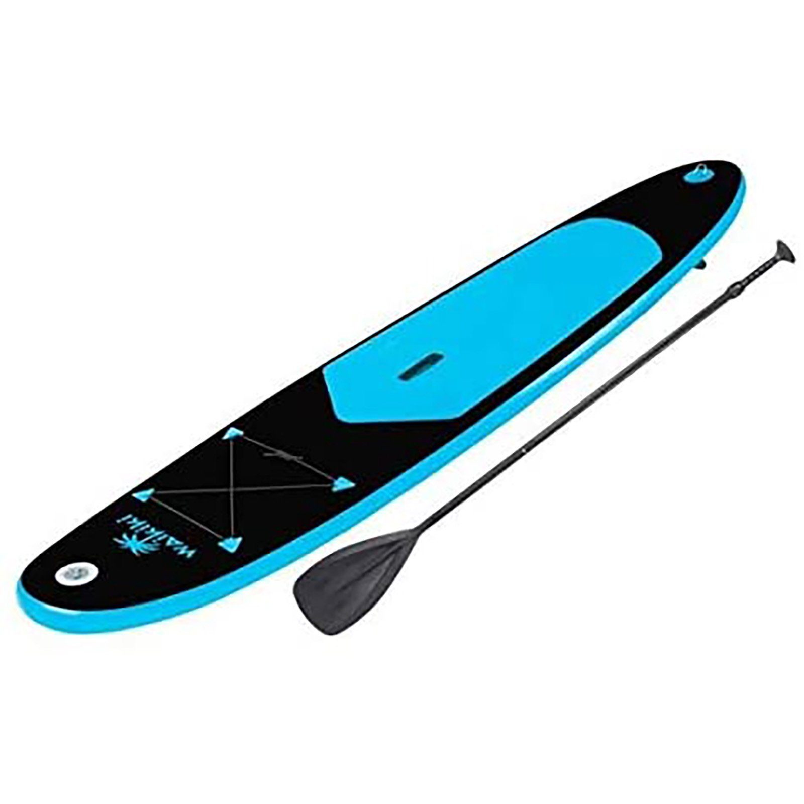 Trendyshop365 SUP-Board Waikiki XL aufblasbares Stand-Up-Paddleboard, (Komplettset, inkl. Standpumpe, Transportsack, Fangleine, Paddel), Stand Up Paddling