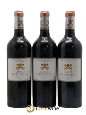 Château Pape Clément Cru Classé de Graves  2012 - Lot de 3 Bouteilles