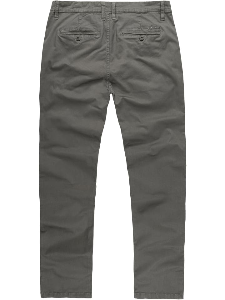 Amaci&Sons Slim Fit Chino mit Stretch ATLANTA in Dunkelgrau günstig kaufen