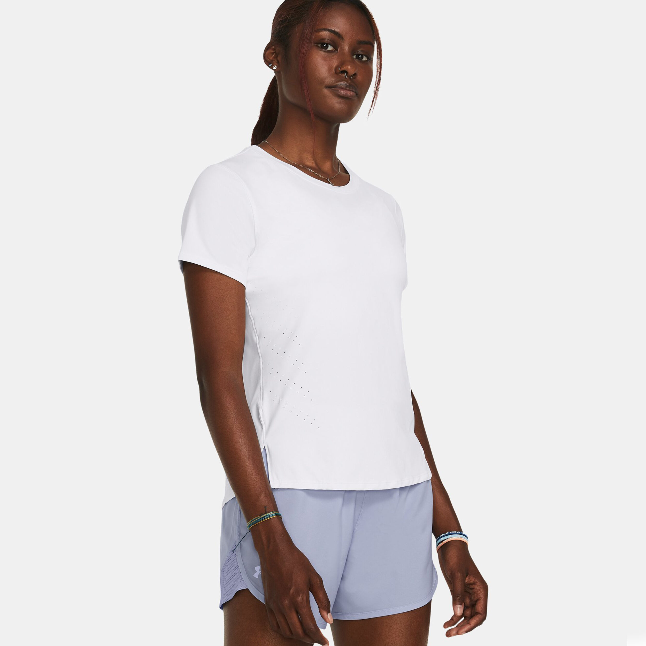 Laser SS Laufshirt Damen - Weiß