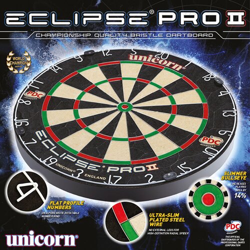 DARTBOARD UNICORN ECLIPSE PRO2 BRISTLE BOARD