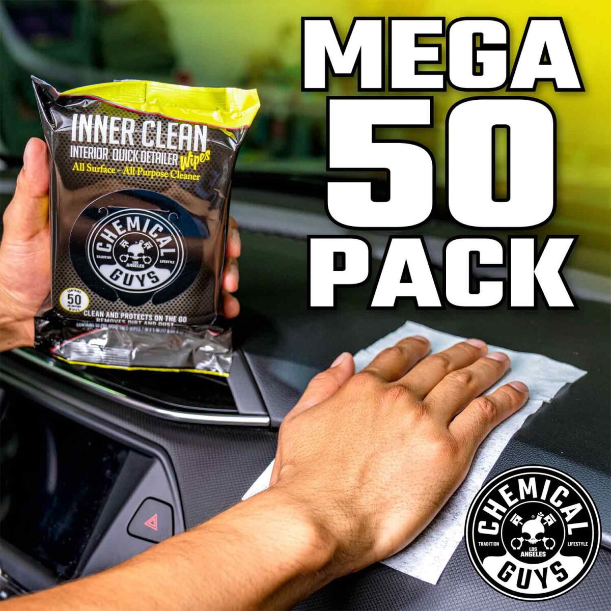 Chemical Guys Interior Quick Detailer Tücher 50Stk.