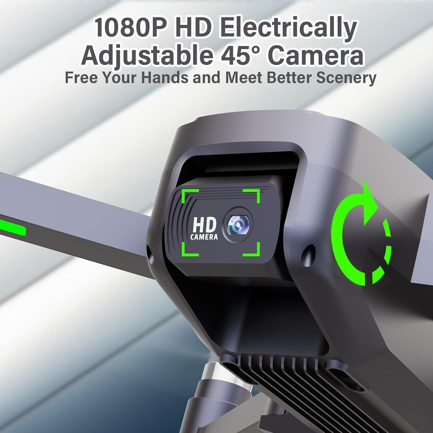 le-idea Drohne (2K, IDEA16 Drohne mit einstellbarer 2K Kamera,5GHz WIFI FPV Drohnen, Drohne 2 Batterien mit 30 Minuten Flugzeit, IDEA16 Drohne 2023 Modell)
