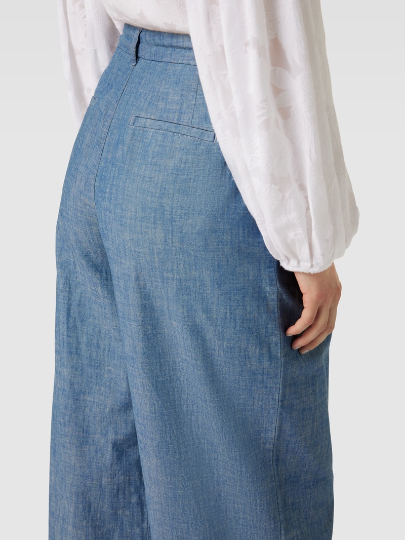 Hose aus Baumwolle in Denim-Optik Modell 'JOIREYDA' in jeans