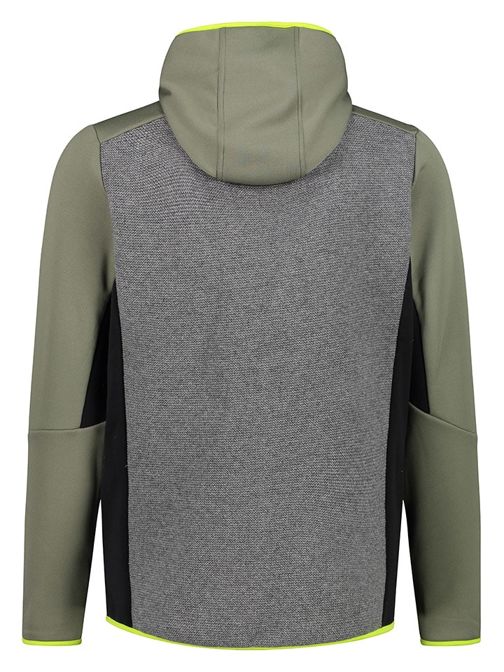 CMP Fleecejacke in Grau/ Grün günstig kaufen
