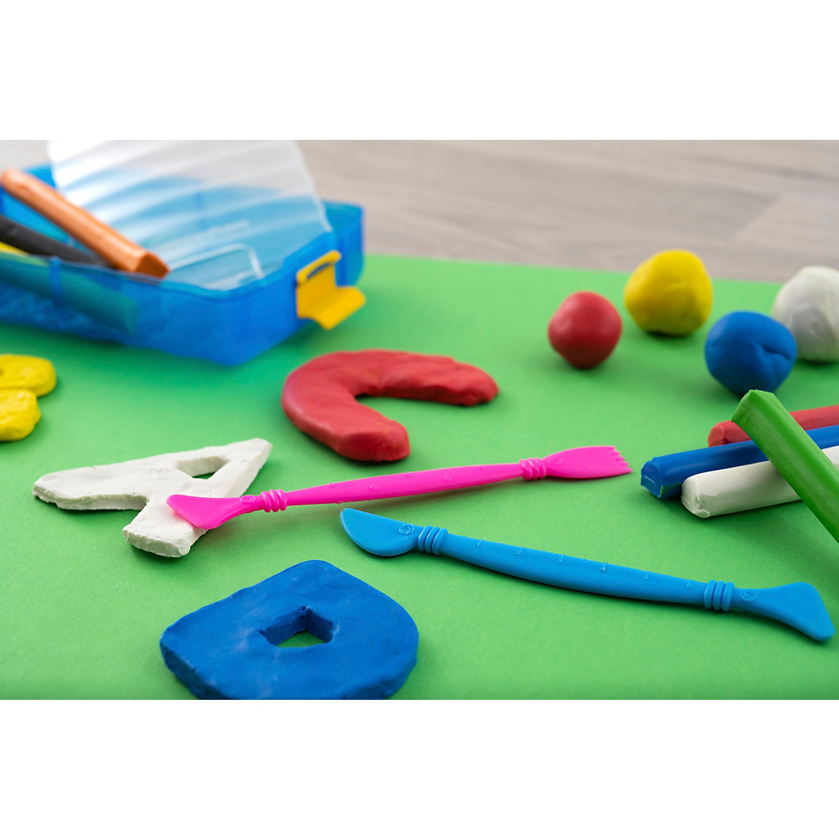 Plastilin-Knete, 10 Stangen, inkl. Werkzeug